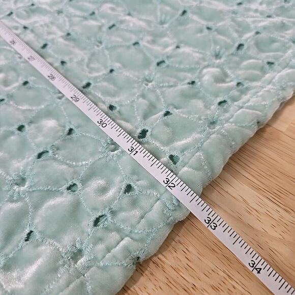 Free People Mint Velvet Beaded Sleeveless Mini Shift Dress Size 2 Pastel Green‎ - Picture 6 of 11